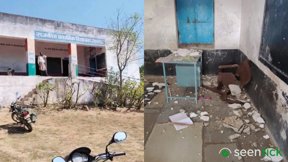 3 children suffer head injuries as ceiling collapses at government school in Udaipur