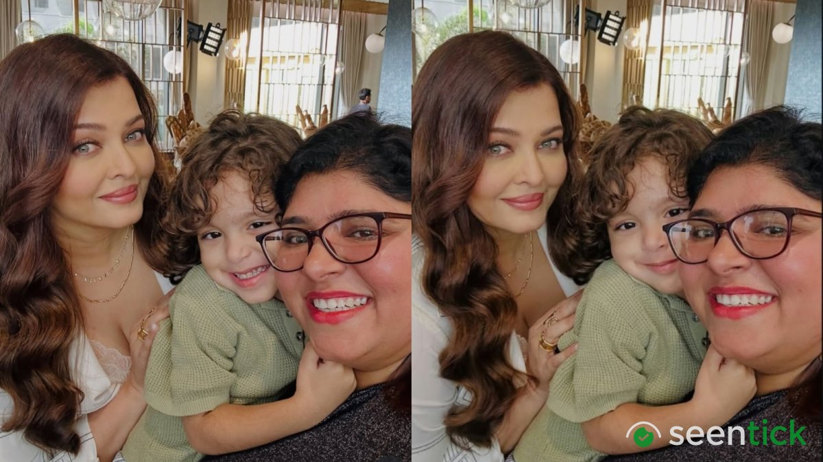 Aishwarya Rai's young co-star shares BTS pics from their ad film shoot, calls her 'embodiment of love, kindness, and grace'