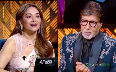 Amitabh Bachchan is in awe as Madhuri Dixit channels her inner Paro on Kaun Banega Crorepati: 'Kya baat hai'