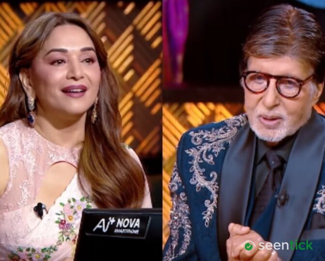 Amitabh Bachchan is in awe as Madhuri Dixit channels her inner Paro on Kaun Banega Crorepati: 'Kya baat hai'