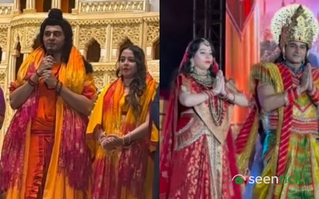Anupamaa fame Gaurav Khanna looks 'divine, better than Ranbir Kapoor' as Lord Rama at Agra's Janakpuri Mahotsav, say fans. Watch