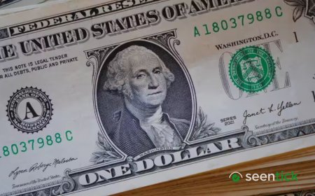 Dollar hits 17-month high: Greenback headed for three week gaining streak as bond rout drags euro