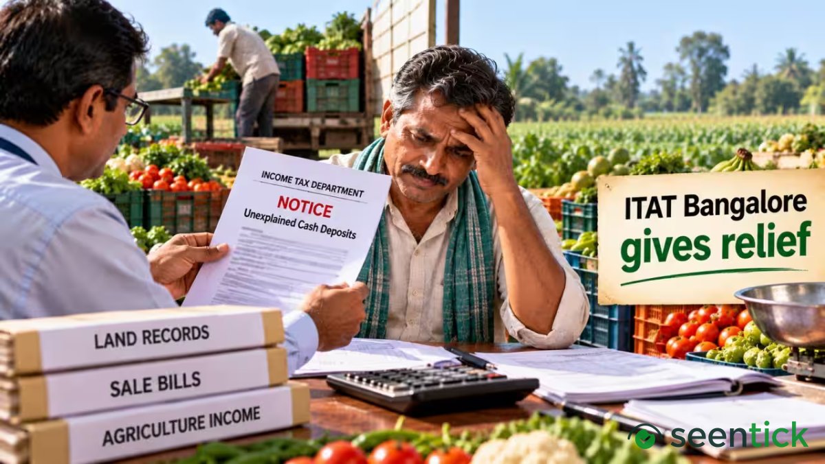 Fruit farmer faced tax notice over large cash deposits in bank; why ITAT gave relief