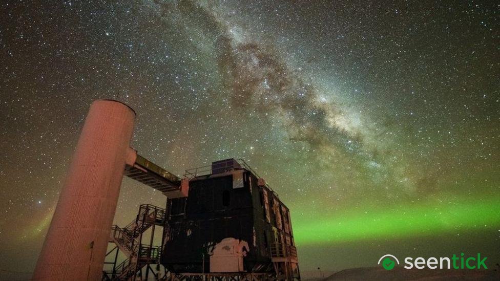 'Ghost particles' from space telescope wins physics Nobel