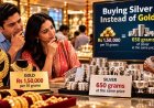 Gold's Rs 1.5 lakh price drives buyers to silver who get 650g silver at same price