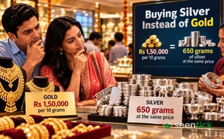 Gold's Rs 1.5 lakh price drives buyers to silver who get 650g silver at same price