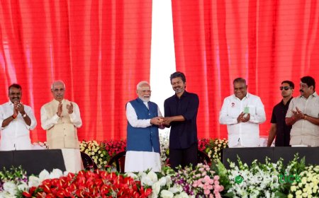 'Governments kept changing, my resolve to help Tamil Nadu unbroken': PM Modi shares dais with Vijay