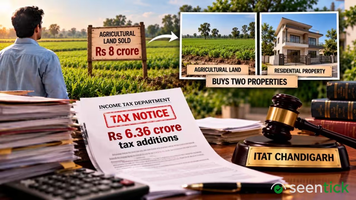 Man sells ancestral land for Rs 8 cr, claims LTCG exemption; gets notice with Rs 6.36 cr additions