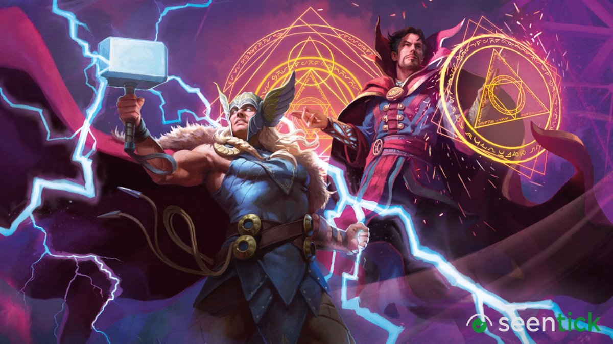 MTG Marvel Darkhold Destiny has a wild pitch featuring the supernatural and teamups with a "pantheon of gods"