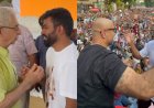 Naseeruddin Shah hugs Cockroach Janta Party's Abhijeet Dipke at Shivaji Park protest; Vishal Dadlani joins to demand the resignation of Gyanesh Kumar