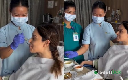 Nushrratt Bharuccha finds comfort in Shah Rukh Khan-Kajol's Gerua in hospital, recovering from spine surgery after Bali accident: 'Healing slowly'