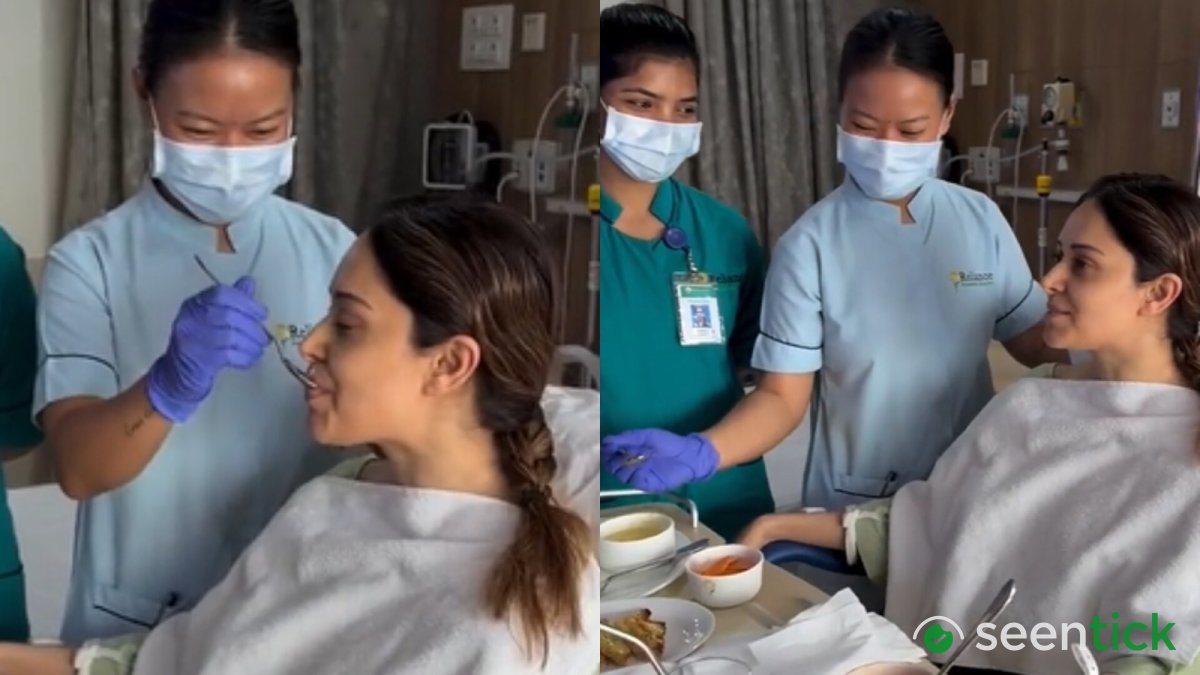 Nushrratt Bharuccha finds comfort in Shah Rukh Khan-Kajol's Gerua in hospital, recovering from spine surgery after Bali accident: 'Healing slowly'