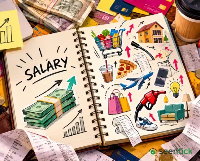 India's Middle Class Struggles as Inflation Eats into Salary Hikes