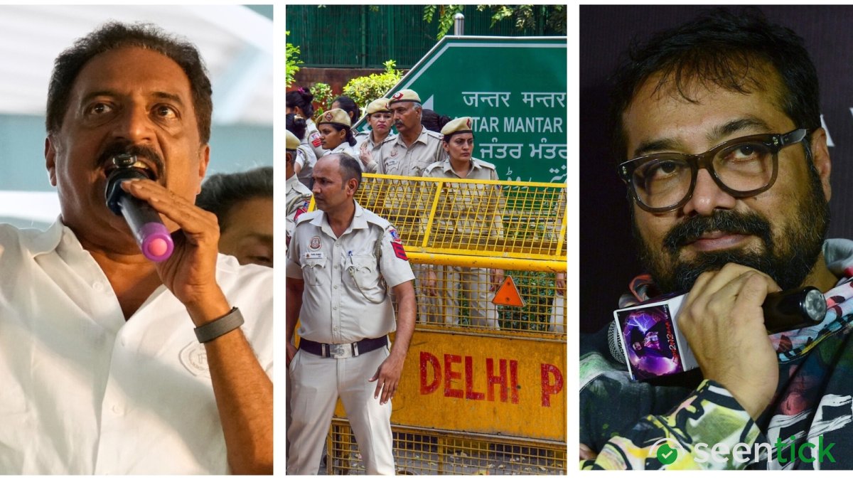 Prakash Raj fumes at detentions and crackdown on anti-CEC protest at Jantar Mantar, Anurag Kashyap hails 'lakhs of bravehearts'