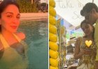 Pregnant Kiara Advani lounges on the beach, clicks Sidharth Malhotra, daughter Saraayah on family holiday; fans gush over her 'mama glow'. See pics