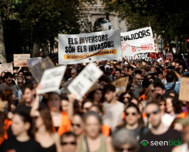 Protesters across Spain demand action over housing crisis