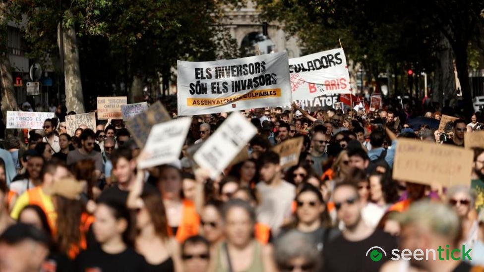 Protesters across Spain demand action over housing crisis