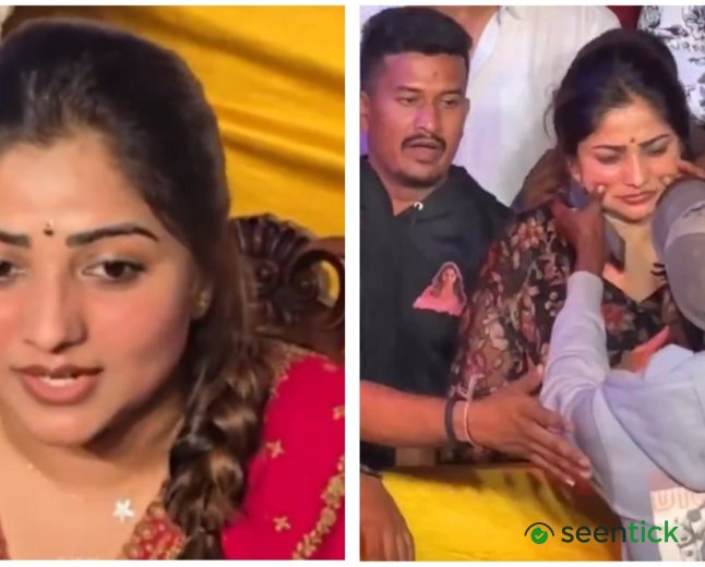 Rachita Ram taken aback as fan pulls her cheek after clicking selfie, internet says actor handled it well but fans must respect boundaries