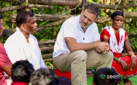 Rahul Gandhi visits Balaghat: 'Total government failure… will raise issue in Parliament'