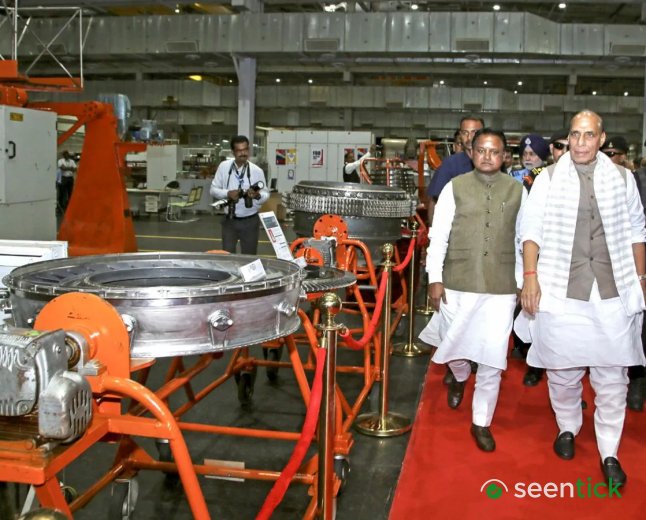 Rajnath Singh stresses on self-reliance in aerospace sector as HAL delivers its 2,000th aero-engine