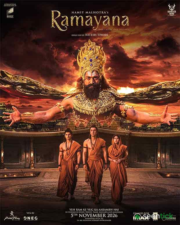 Ramayana makers announce worldwide release of Part 1 on November 5, 2026 with new poster featuring Ranbir Kapoor, Sai Pallavi, Ravie Dubey and Yash