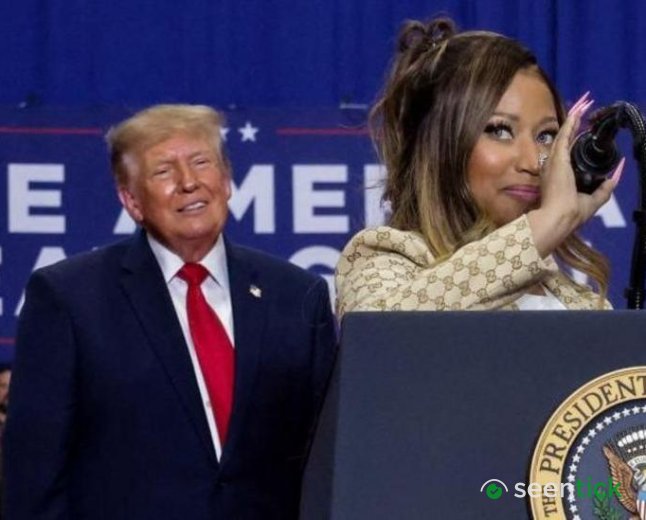 Nicki Minaj Joins Trump at Michigan Rally, Sparks Controversy