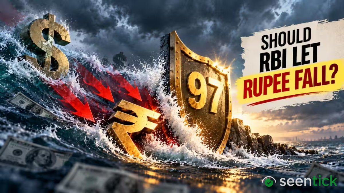 RBI steps in with big measures for rupee, but should it let currency fall instead?