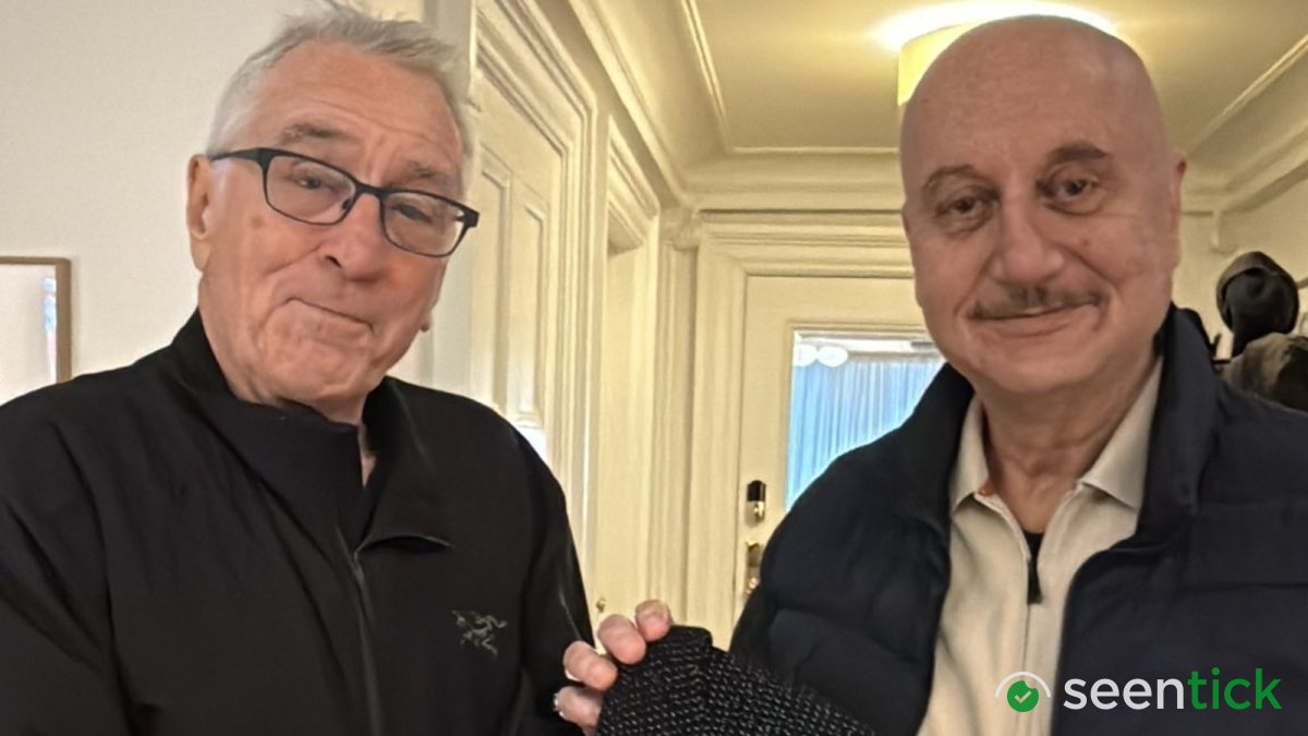 Robert De Niro and partner Tiffany host Anupam Kher for lunch in the US, gift him a cap: 'Fortunate to call you my friend'