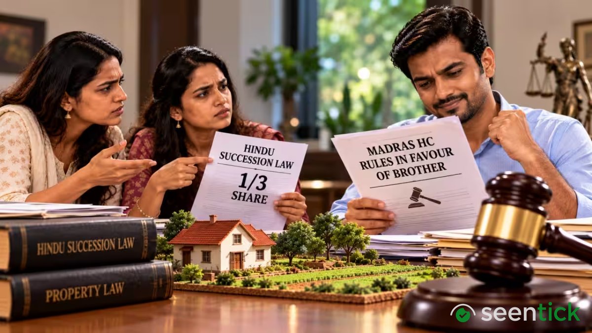 Sisters sought 1/3rd share in parents' property; Madras HC rules in favour of brother