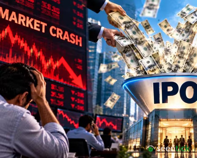 Stock market is crashing, yet IPOs attract billions: What's happening here?