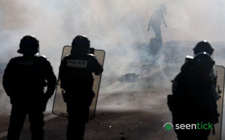 Teenager's hand blown off during confrontation between France school protesters and police
