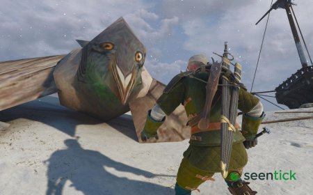 The Witcher 3 mod swaps every single Griffin with the iconic low-poly pigeon: "He is back"